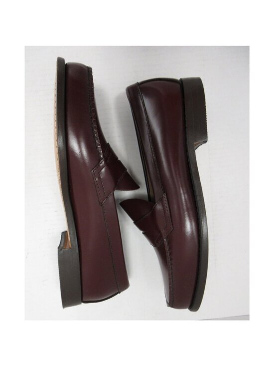 GH Bass Weejuns Shoes 11 D Red Penny Loafer Leather Slip On NEW main image 11